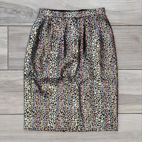 Vintage Carlisle Mid Length Skirt Multicolored - Picture 3 of 6